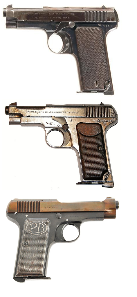 Beretta Model 1915 Technical Specifications and Dimensions