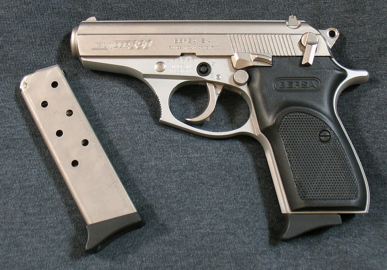 Bersa Thunder 380 Technical Specifications and Dimensions