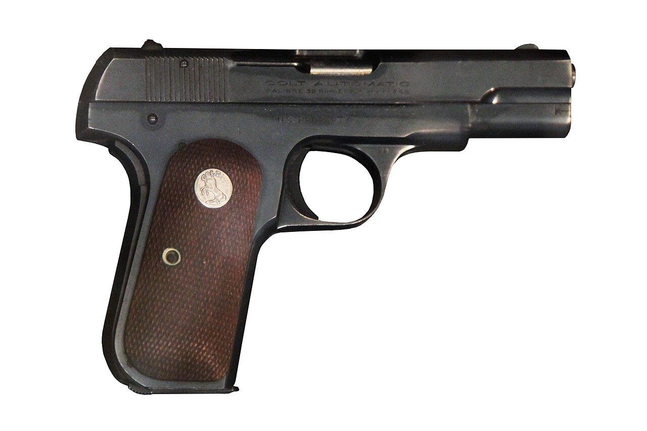 Colt Model 1903 Pocket Hammerless Technical Specifications and Dimensions