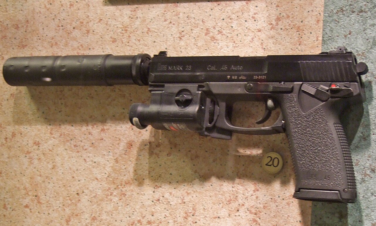 Heckler & Koch Mark 23 Technical Specifications and Dimensions