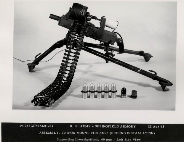 M75 grenade launcher Technical Specifications and Dimensions