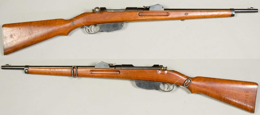 Mannlicher M1890 carbine Technical Specifications and Dimensions