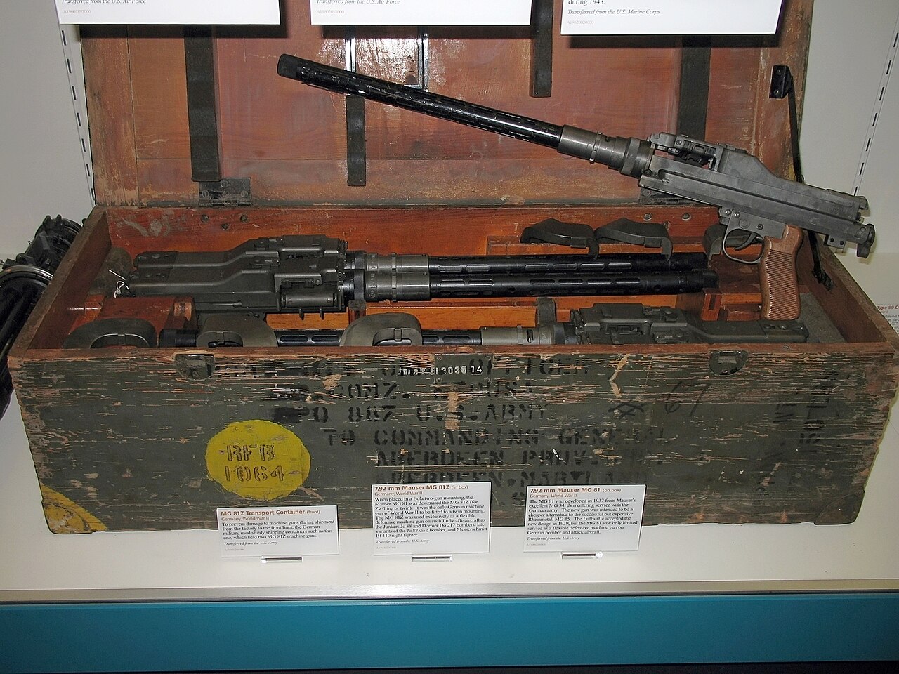 MG 81 machine gun image