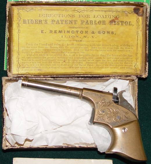 Remington Rider Single Shot Pistol Technical Specifications and Dimensions