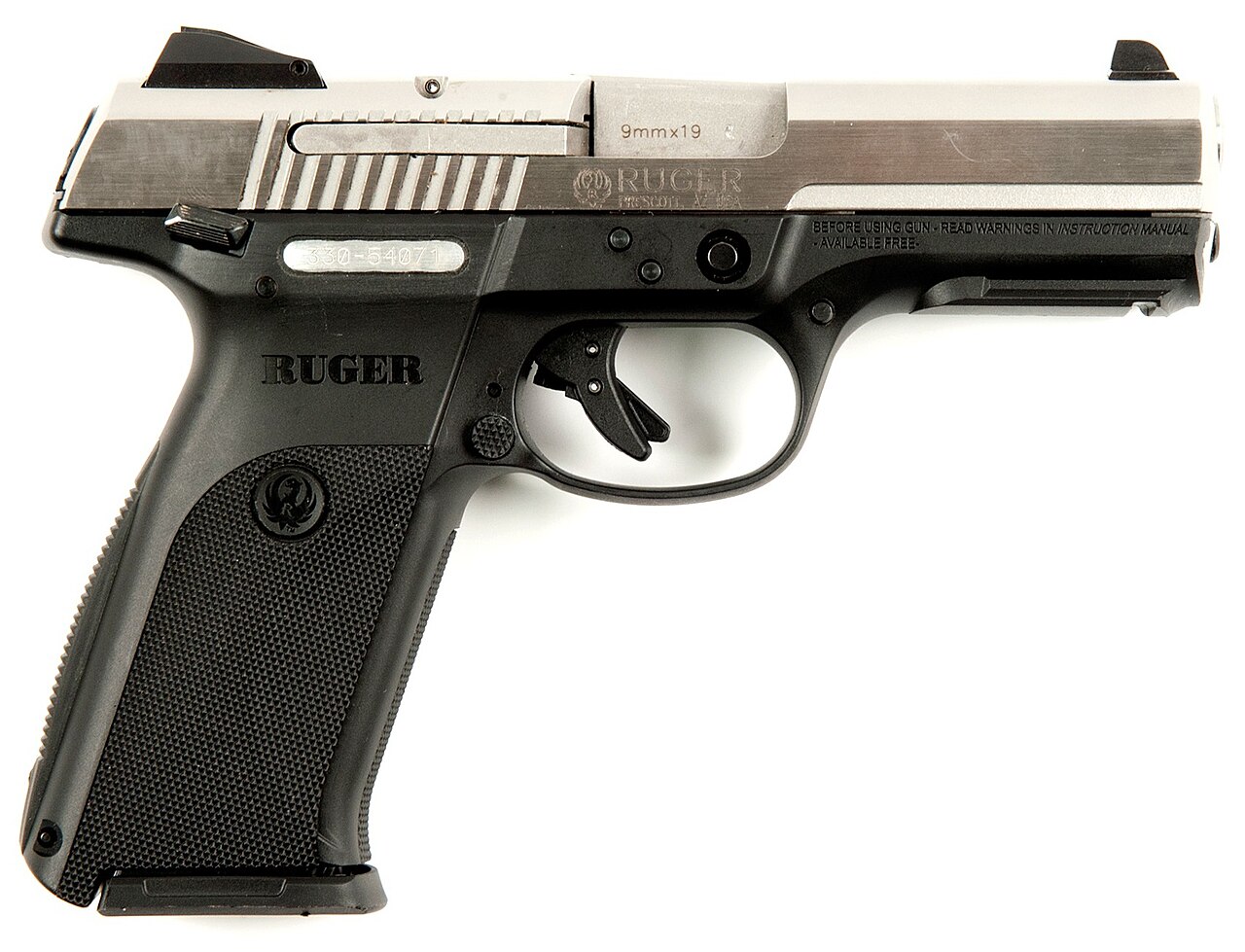 Ruger SR-Series Technical Specifications and Dimensions