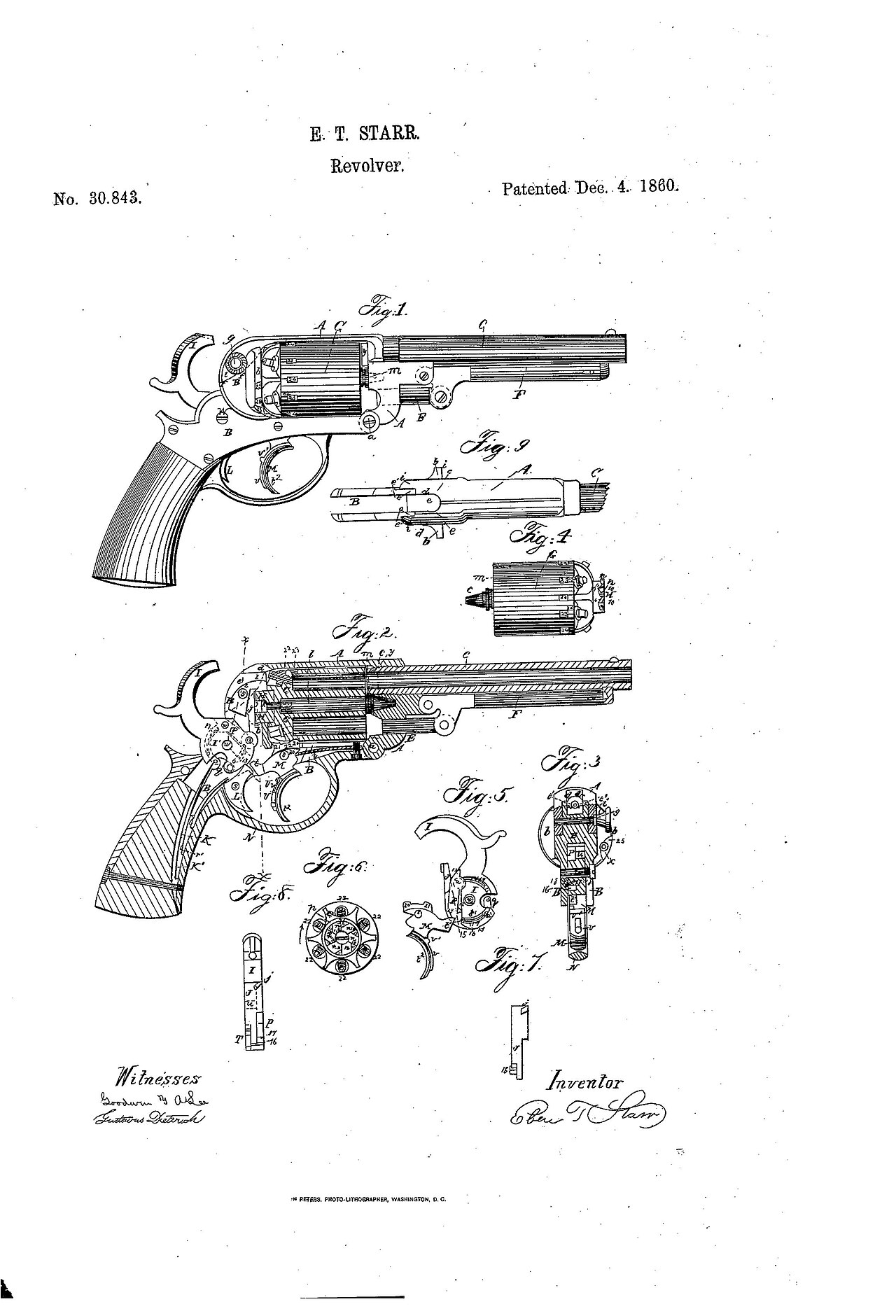 Starr revolver Technical Specifications and Dimensions
