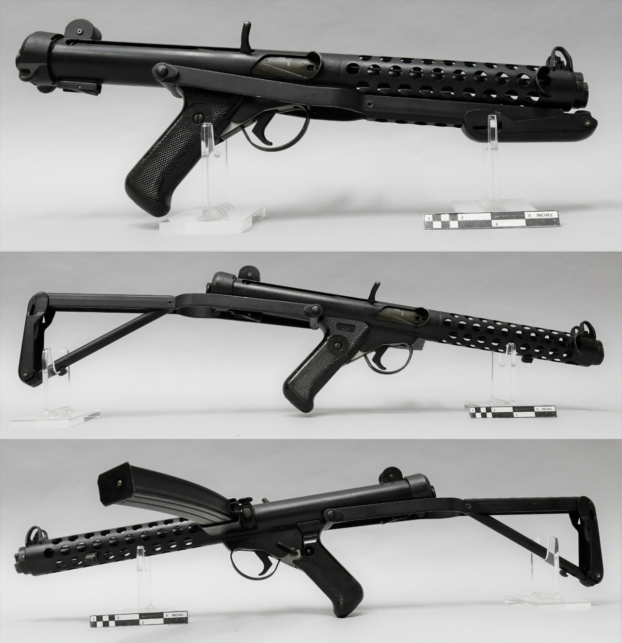 Sterling submachine gun Technical Specifications and Dimensions