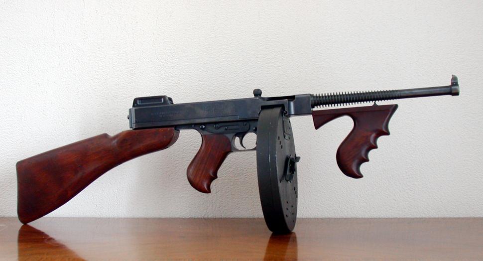 Thompson submachine gun image