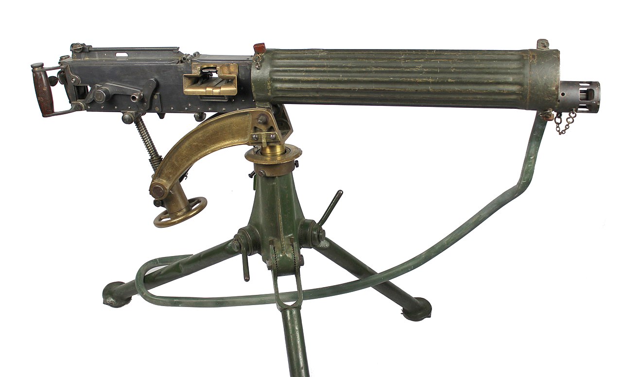 Vickers machine gun image